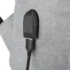 Skolväskor Vattentät affär ryggsäck män multifunktion mäns snygga reflekterande design svarta ryggsäckar USB laddar baksäck