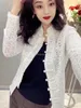 Ethnische Kleidung 2023 Chinesischer Stil Frauen Verbesserte Tangsuits Tägliche Mode Mantel Dame Cheongsam Disc Schnalle Nagelperle Vintage Jacke