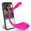 vibratore giocattoli del sesso per le donne App Controllo Bluetooth Punto g Clitoride Mutandine portatili Dildo anale Palla vaginale Palle d'amore Giocattoli del sesso Coppia