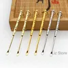 Bamboo Joint Metal Spiral Ear Wax Pickers Sundries Ear Pick Waxes Remover Curette Ears Cleaner Spoon Pendant Care Clean Tools TH1103
