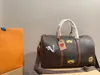 Luksusowe designerskie torby menów brązowe litery kaczki graffiti torby podróżne marka Bagaż bagażowe torby na lotnisko torebki Keepall TOSES TORBY ROMPER