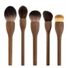 Make-up kwasten 2023 1 stuks Ity Vintage houten handvat Hoge kwaliteit cosmetische borstel Foundation Contour Tool