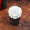 Disposable Dinnerware 10 PCS Black Serving Utensils Paper Cups Party Supplies Confetti