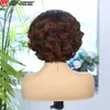 Synthetic Wigs Wignee Body Wave Short Wig Brown Color Hair For Women Side Part On Sale Clearance Cosplay Daily Use 231006