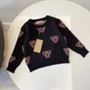 vestiti per bambini bambino Pullover bambino Maglione bambini designer Cardigan BURBE Ragazzo Ragazza Unisex Autunno Inverno Felpe Mantieni caldo Lettera Stampata Maglione Abbigliamento 7 stili