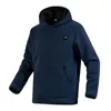 Men's Hoodies Heating Sweatshirt Intelligent Temperature Control Long Clothing Plus Velvet Thickened Warm