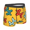 Sous-vêtements Ballon Animal Chiens Motif en jaune Hommes Boxer Slips hautement respirants Cadeaux d'anniversaire de qualité supérieure