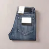 Nuevo diseñador Jeans para hombre Primavera Verano de lujo Jeans de pierna delgada Skinny Fit Denim Jeans de diseñador de moda para hombres de calidad superior W28-W38310S