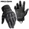 Cinq doigts Gants PU Cuir Plein Doigt Tactique Écran Tactile Armée Randonnée Cyclisme Formation Escalade Airsoft Chasse Mitaines Antidérapantes Hommes 231007