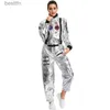 Thème Costume Astronaute Venez pour les couples Costume spatial Jeu de rôle Habiller les uniformes de pilotes Halloween Cosplay Party JumpsuitL231007