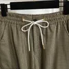 Pantaloni cargo scozzesi freddi da donna Pantaloni larghi in vita elastica Pantaloni sportivi con cerniera Pantaloni firmati