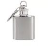 1oz Hip Flask Barra de Aço Inoxidável Ferramentas Chaveiro Mini Portátil Garrafa de Vinho Ao Ar Livre Tampa de Rosca Uísque Licor Álcool Flagon Chaveiro Bolso Copos Frascos