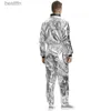 Thème Costume Astronaute Venez pour les couples Costume spatial Jeu de rôle Habiller les uniformes de pilotes Halloween Cosplay Party JumpsuitL231007