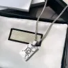 Sterling Sier Designer Naszyjniki wisidanki łańcuch dla kobiety mężczyźni moda ślub urok ghost biżuteria g Podwójne urodziny akcesoria marmont