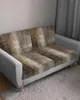 Cadeira cobre pintura a óleo abstrata geométrica marrom assento capa de almofada protetor de sofá estiramento lavável removível elástico slipcovers