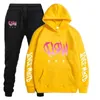 Sportkleding Mannen Sets Hoodies Broek Sportkleding Juice WRLD Print Fleece Trui Joggers Joggingbroek Herfst Winter Harajuku Casual Tracksui Srso