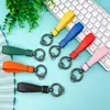 Keychains Colorful Crocodile Bracelet Key Chains For Women Fashion Leather Car Keychain Accessories High Quality Cowhide Pendant