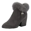 Bottes d'hiver Style épais pour femmes, chaussures grande taille, prix chauds, cheville courte en peluche