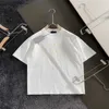 T-shirt Plus da uomo Polos New Premium Cotton Stampa T-shirt con logo completo del corpo Girocollo Pannello Pullover colorato Manica corta Fashion Street f00s31