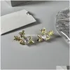 Designer Trend Stud örhängen Vivian Luxury Women Fashion Jewelry Earing Metal Pearl Earring Cjeweler Westwood Woman 465 Drop Delivery