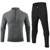 Survêtements pour hommes Costume de sport Courir Vêtements de gymnastique Cyclisme Serré Printemps Automne et hiver Séchage rapide