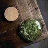 Bottiglie di stoccaggio Serbatoio di vetro Tè Prepara barattoli di cibo Contenitore di frutta secca Contenitori di bambù Vasi di dispensa