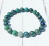 MG0393 Genuine Chrysocolla Bracelet Trendy Handmade Beaded Bracelet Meditation Wrist Mala Gift Divine Feminine Bracelet3560871