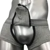 Underbyxor ta bort underkläder gay mesh andningsbara trosor öppna u påse sexiga mode män penis hål ihålig ut12603