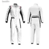 Others Apparel New Kart Off Road Vehicle F1 Rally Adult Racing Suit 5XL Black Kart Suit motorcycle jacket High density elastic twill fabricL231007