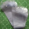 Wig Stand 30pcs PVC Packaging For Weave Hair Packaging Bags with top hanger and bottom button durable quality 231006