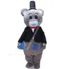 Костюм талисмана Teddy Bear Высококачественный мультипликационная тема персонаж карнавал взрослый размер рождественский день рождения.