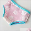 パンティーパンティー3 pcs/lot kids for girls cottonかわいい下着の赤ちゃんピンクのブリーフ幼児面白いショートパンツアンダーパンツ子供