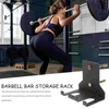 Hand Grips Barbell Storage Rack Hushåll Stativ Hem Gymutrustning Maskiner Dantel Väggmontering Klädhållare Rod 231007