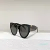 Designer solglasögon för kvinnor och män damer solglasögon retro glasögon UV400 skyddslinser med katt ögonstil hög cool