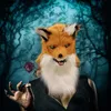 Maski imprezowe ruchome usta Fox Mask Halloween kostium cosplay usta mover wilk maski zwierzęce panda husky orangutan sztuczna maska ​​futra Q231007