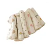 Couvertures Couverture d'impression Serviette de douche pour bébé Born Wrap Serviette de bain en coton à 4 couches