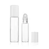 Vide 5 ml 10 ml rouleau de verre transparent sur bouteille en verre Roller Ball cosmétique parfum huile essentielle échantillon bouteilles rechargeables F2077 Bhlvp