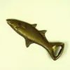 Dekorativa föremål Figurer Creative Cast Iron Fish Model Wine Bottle Opener Decor Metal Tuna Nyckelhållare Utility Supplies Craft Accessories 231007