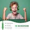 Casques d'écoute pour enfants, casque d'écoute filaire avec micro pliable, pour enfants et adolescents, cadeaux pour garçons et filles, 231007