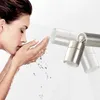 Rubinetti per lavandino del bagno Rubinetto per bidet spazzolato Rubinetto per lavabo in acciaio inossidabile Miscelatore da piano e miscelatore freddo Acqua 2 modalità Beccuccio a cascata