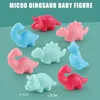 Science Discovery 2Pcs Dinosaur Figure Grabber Capsule Toy Mini Claw Machines Anti Stress Fidget Gift Prize for Kid Adult Tiny Stuff 231007