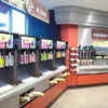 Machine à margarita pour boissons glacées à double réservoir Slushy avec écran tactile LED, caisson lumineux publicitaire, parfaite pour les snack-bars, supermarchés, cafés, restaurants