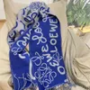 Designer Scarf Lowewe Fashion Luxury Top Quality Windproof Warm Inner Mongolia Direct Family Letter Jacquard Cashmere