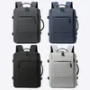 Ryggsäck resemann multifunktion affärer utbyggbara ryggsäckar USB laddning vattentät stor kapacitet lätta bärbara väskor
