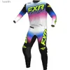 Autres vêtements 2023 RACE SUIT MX Motocross ensemble FXR Moto vêtements ATV Dirt Bike vêtements Moto hors route équipement SetL231007