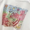 Men's T Shirts Summer T-shirt Graffiti Oil Painting Bee Garden Print Round Neck Short Sleeve Tops Oversize Shirt For Men Women