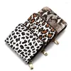 Card Holders Leopard ID Cards Anti Thief Coin Pouch Wallets Bag Organizer Business Zipper Holder Bank Credit Bus Cover