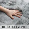 Mattor stora mattor för modernt vardagsrum Långt hårmatta i sovrummet Furry Decoration Nordic Fluffy Floor Bedside Mats 231007