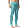 Vêtements de Nuit pour Hommes Maille Résille Bas Sexy Pyjamas Longs Homewear Vêtements de Nuit Transparent Sommeil Transparent CLEVER-MENMODE Pantalons Pantalons Hommes Minces