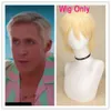 Movie Barbi Ken Ryan Gosling Cosplay Costume Women Men Kids Cowboy Hat Shirt Pants Suit Wig Party Halloween Uniform Full Costumecosplay